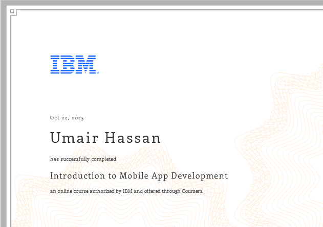 Introduction to Mobile App Development